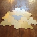 Sous-verres qui pavent le plan : The Hat