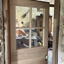 Porte en châtaignier