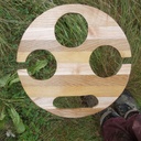 Support de bouteille pliable 'folding wine stand'