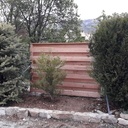 Brise vue en mélèze.