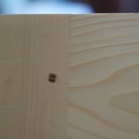 jonction pieds tenon 1/3 classique avec épaulement + cheville de 8mm