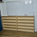 Bibliothèque en frêne massif