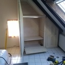 Penderie en érable sicomore