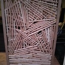 Terrasse et paravent en récup