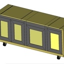 Meuble en fonction plan de travail