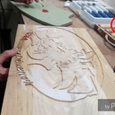 Horloge murale logo de la chaîne