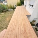 Terrasse suspendue. Douglas.