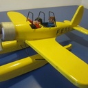 L'avion de tintin pour playmobil