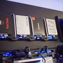 PC mural en bois peint