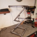 Bout de canapé en lévitation