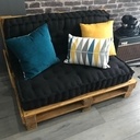 Canapé en bois de palettes