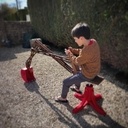 Pelleteuse en sapin.