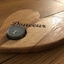 Coeur bougeoir st Valentin