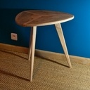 Guéridon style scandinave