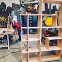 Étagère en escalier