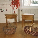 Petits bancs en chêne