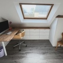 Agencement chambre en sous-pente