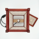 Lampe andon à panneaux kumikos amovibles