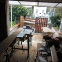 Atelier dans garage avec kity de + de 50 ans!