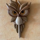 Hibou Intarsia