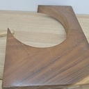 Machins tournés a partir de recup d'un bout de comptoir en noyer.