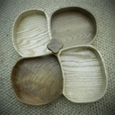 Plateau apéritif à 4 compartiments