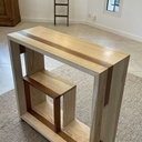 Console bicolore moderne