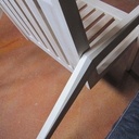 Fauteuil en frêne "mid-century"