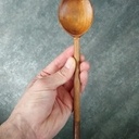 Cuillères à salade en noyer