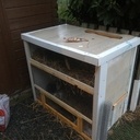 Clapier à lapins récup