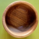 Tournage d'un petit bol en noyer