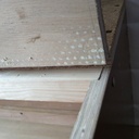 Détail de l'appuis du tasseau de renfort