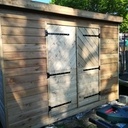 Fabrication Abri de jardin en mélèze