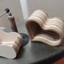 Boîte à bijoux cœur