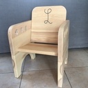 Petite chaise pour enfant en frêne et sa petite table