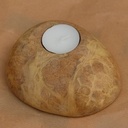 Bougeoir en loupe de robinier