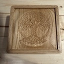 Boîte à bijoux en châtaignier