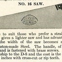 Extrait du "Disston saw, file & tool book" de 1921