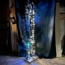 Lampadaire en métal  "Voie lactée"