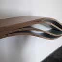 Tablette porte couteau aimantée