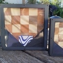 Puzzle bois massif en relief à la CNC