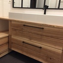 Salle de bain en frêne