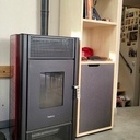 Colonne. Contreplaqué Peuplier, Frêne et Valchromat.