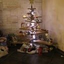 Mon arbre de Noël de récup