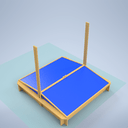 Bac à sable couvert