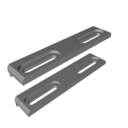 Rails guide parallèle réglables - OF1010 - Fichiers STL