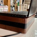 Support tablette PC  - ébonisation