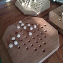 Solitaire (jeux) en chêne pour offrir.