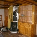 Bibliothèque pour meubler le coin cheminée