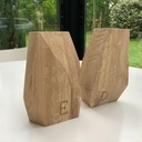 Beau serre livre en chêne